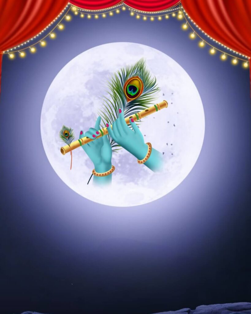 Krishna Janmashtami New Photo Editing Hd Background Pics