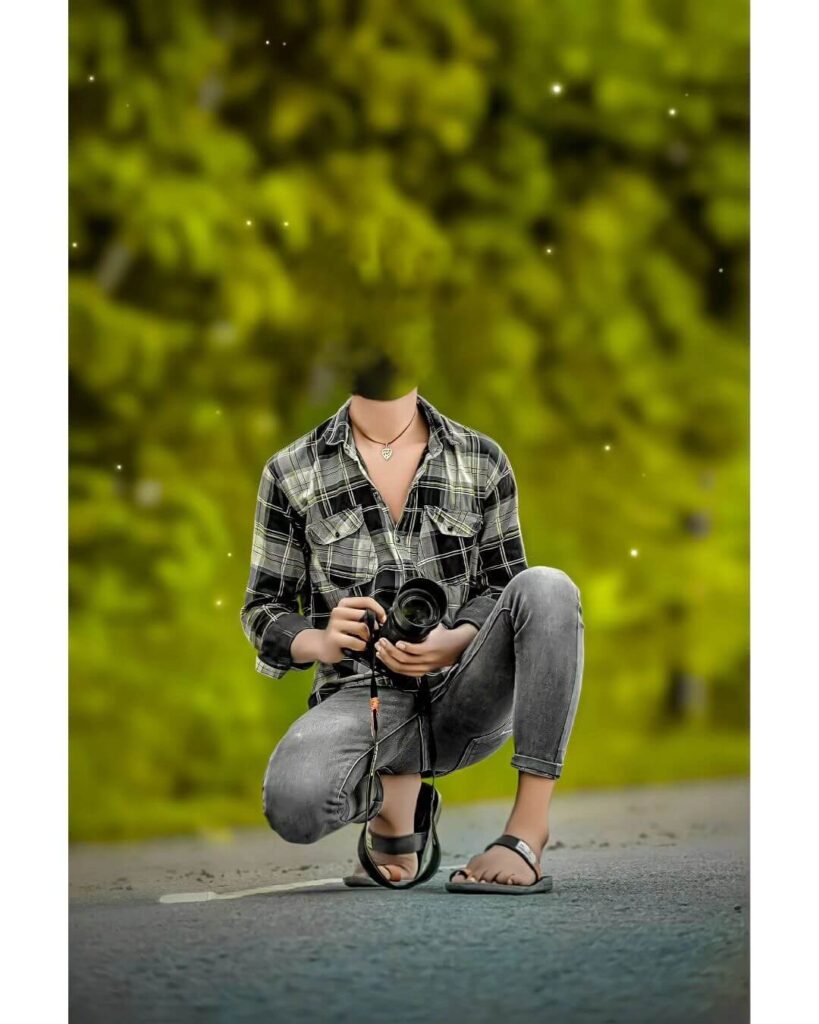 sitting boy Without Head cb Background