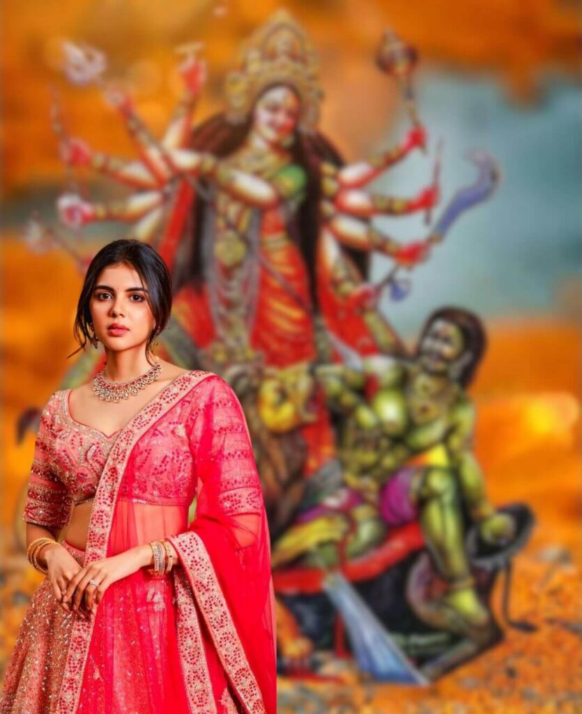 Navratri Special Photo Editing background with girl 15 Navratri Special Photo Editing background with girl