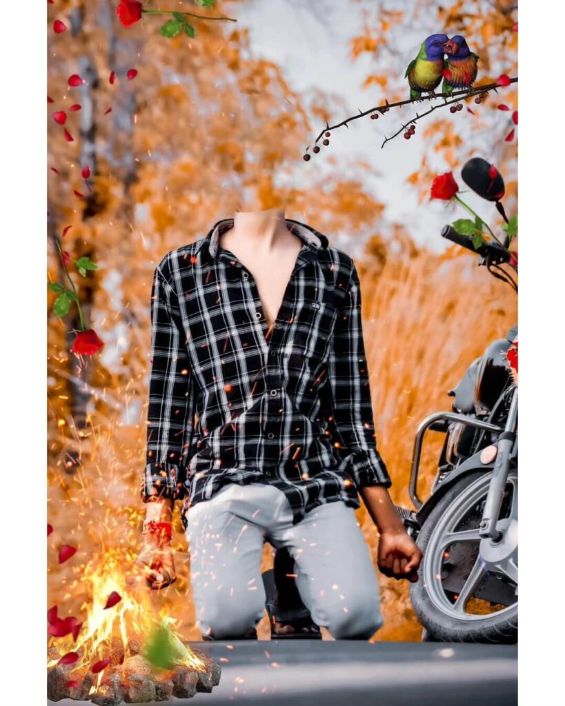 without face boy sitting background 4k