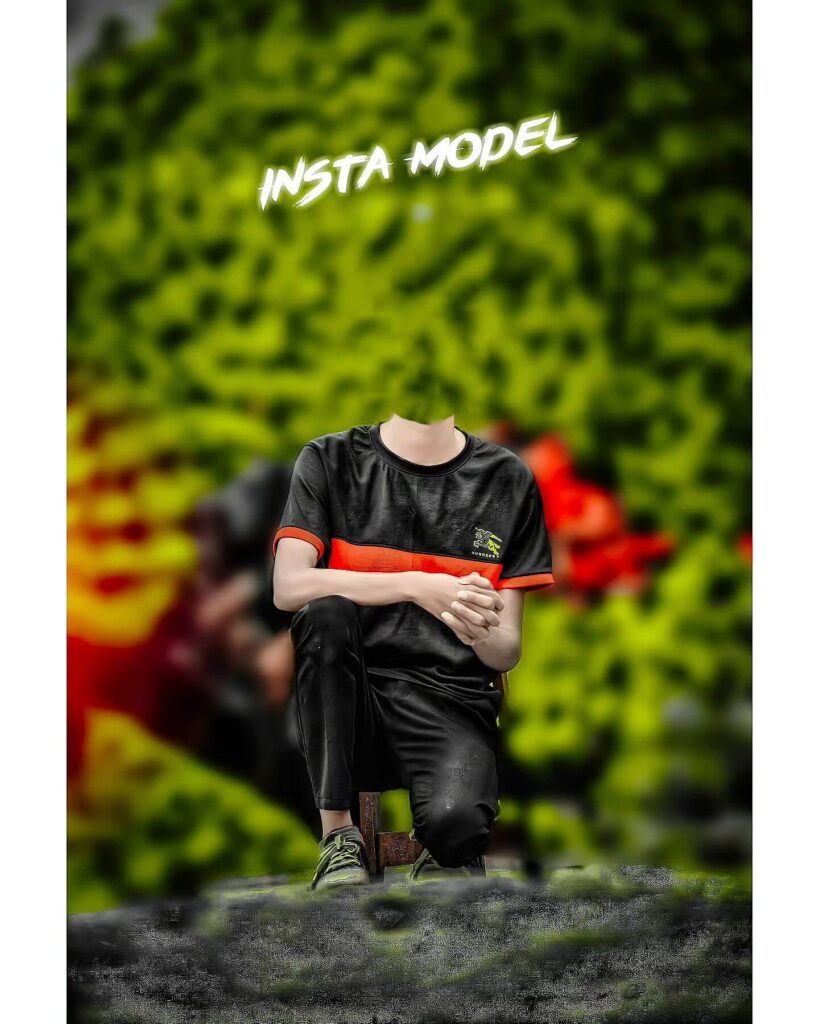 without head boy insta model background