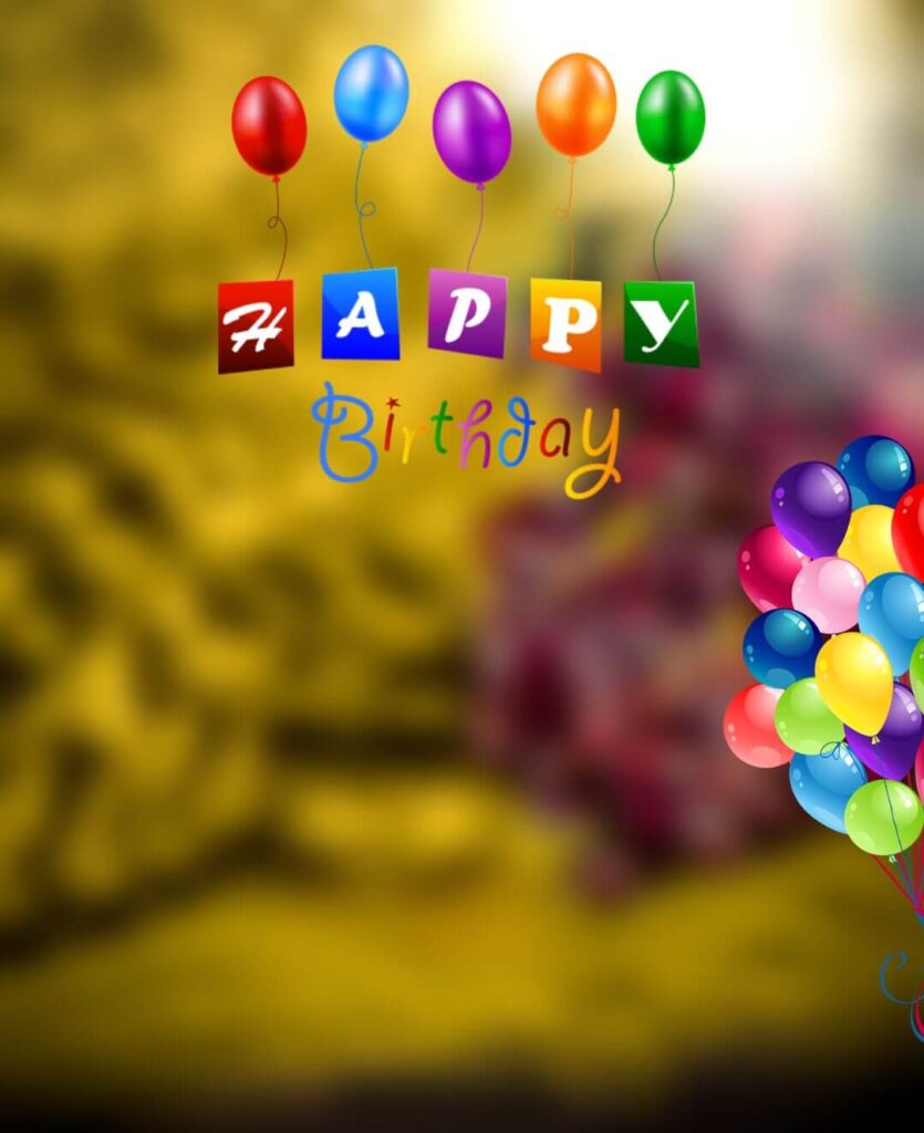 Happy Birthday HD Editing Background Free Download