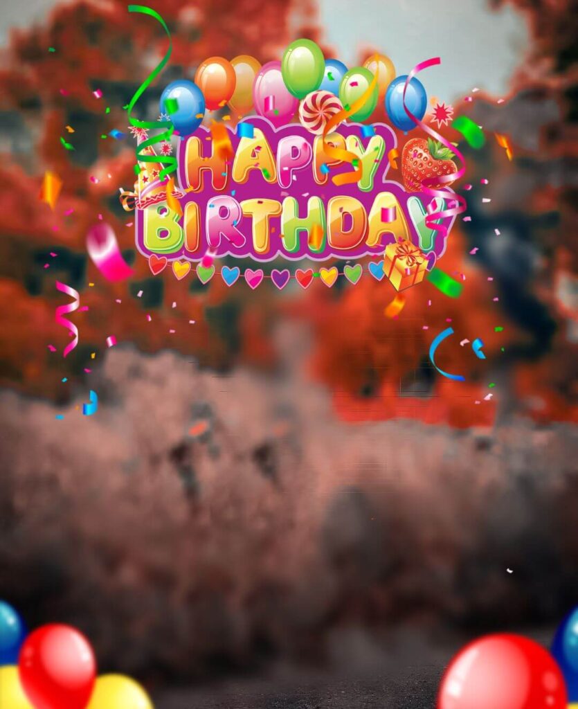 editing happy birthday background