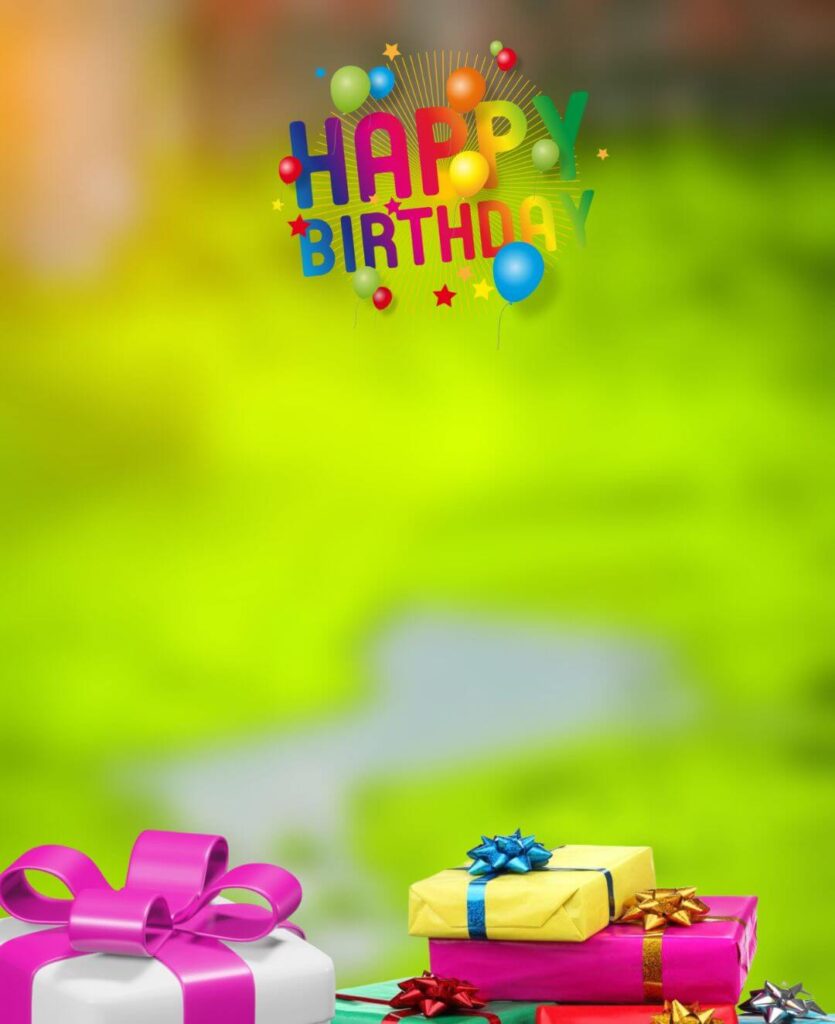 happy birthday background editing photo