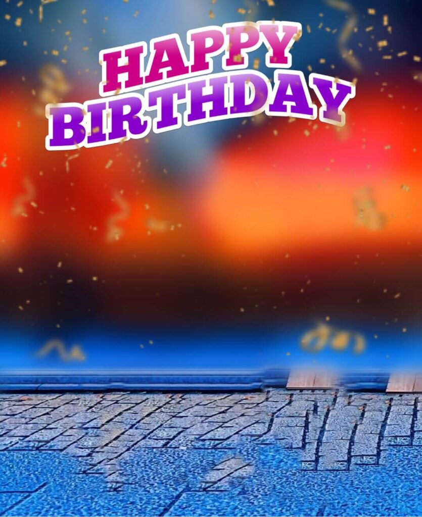 happy birthday background photo editing