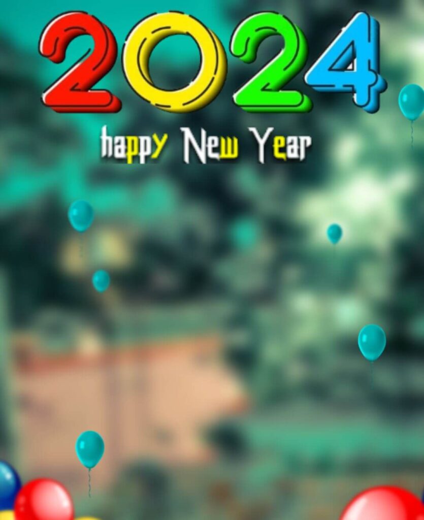 2024 Happy New Year Hd Backgrounds For CB Editing