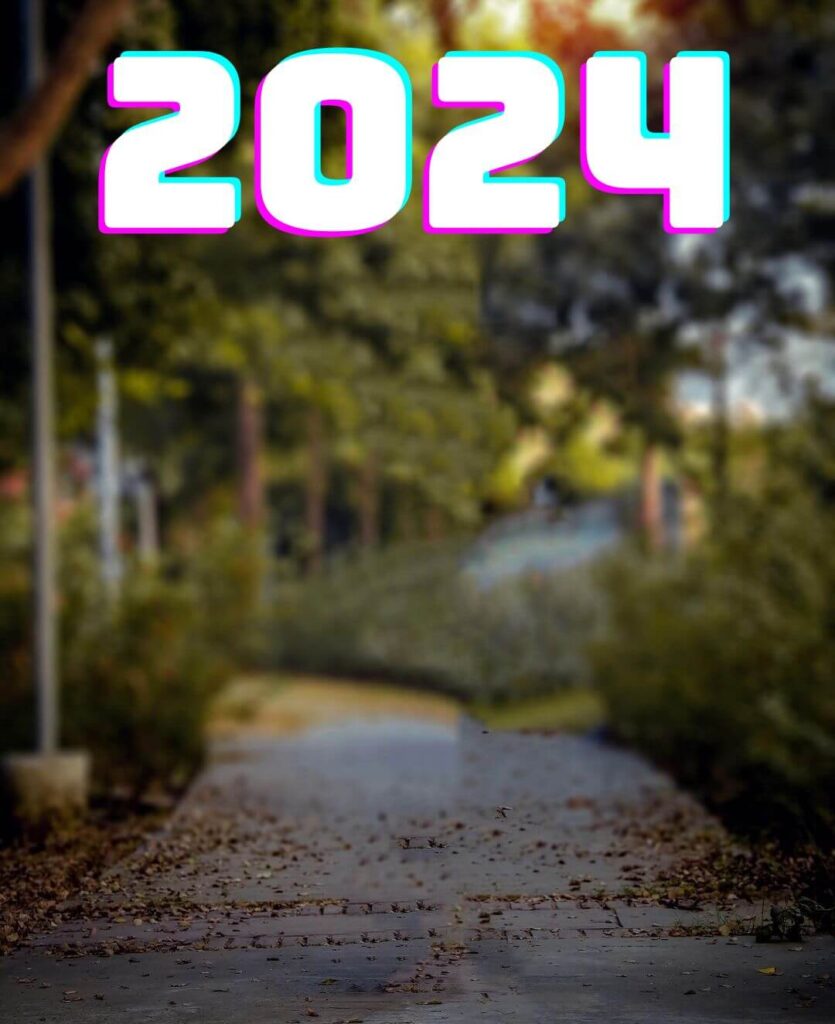 Happy New Year 2024 Editing Free HD Background Images
