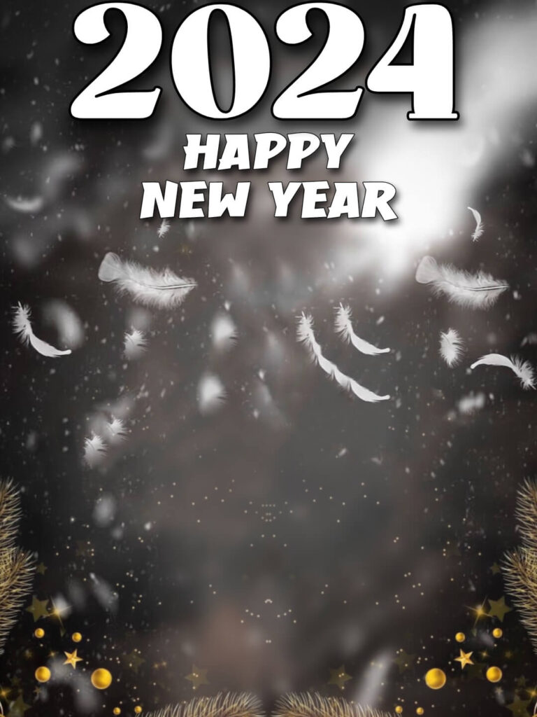 Happy New Year 2024 Photo Editing Background hd