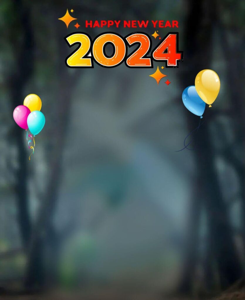 Latest Happy New Year 2024 Editing CB Background Download