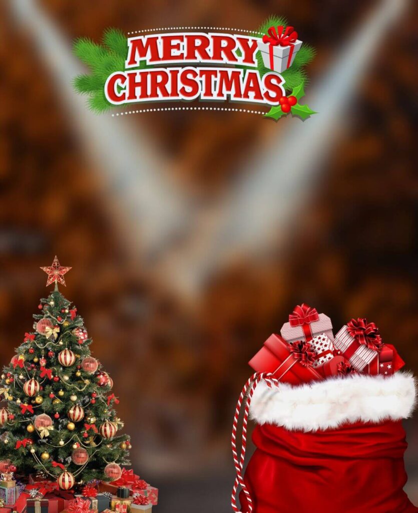 Merry Christmas Background For CB Photo Editing
