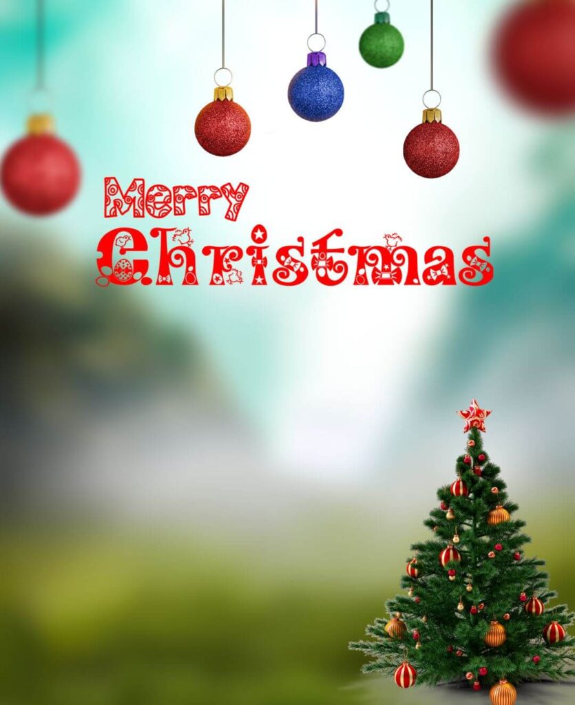 Merry Christmas Day Tree CB background