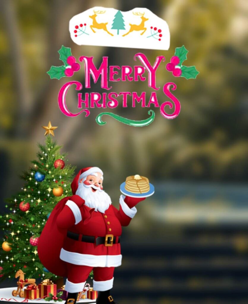 Santa Claus Merry Christmas Background CB Snapseed Editing