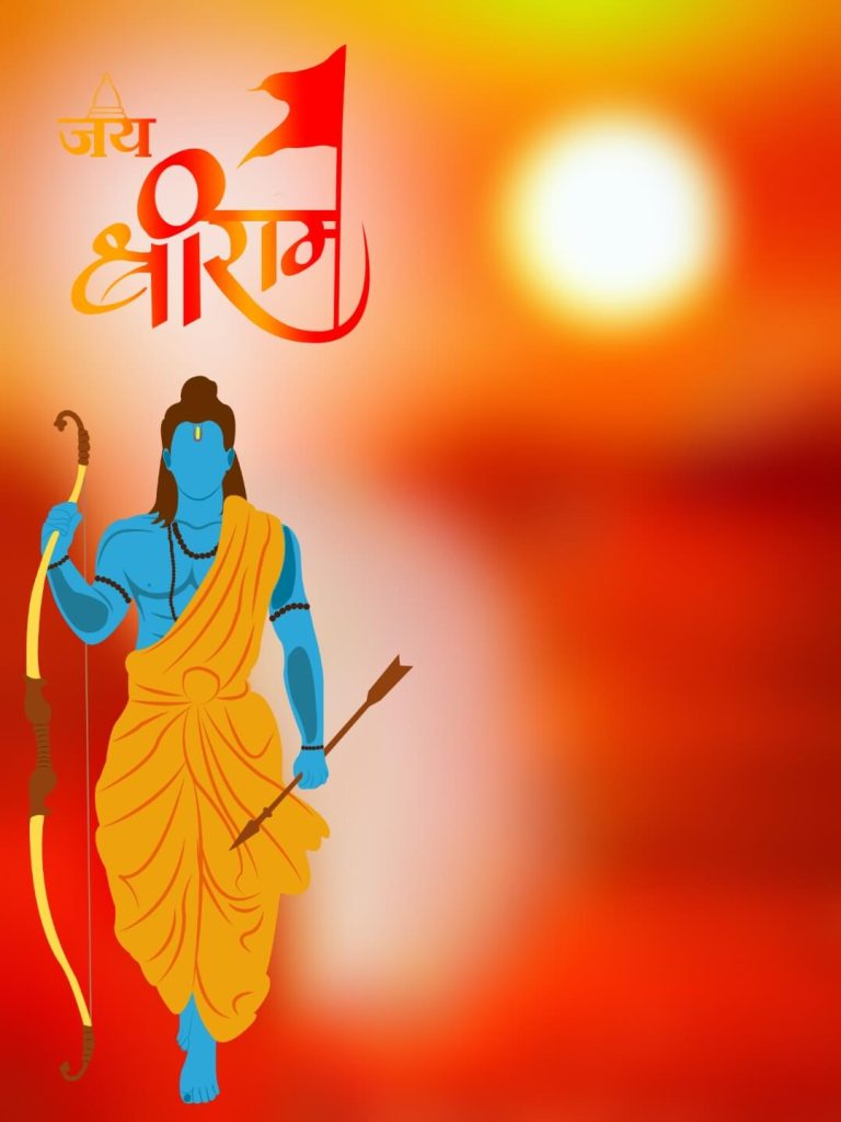 Ram Janm Bhumi Ayodhya lord Ram Mandir CB Background