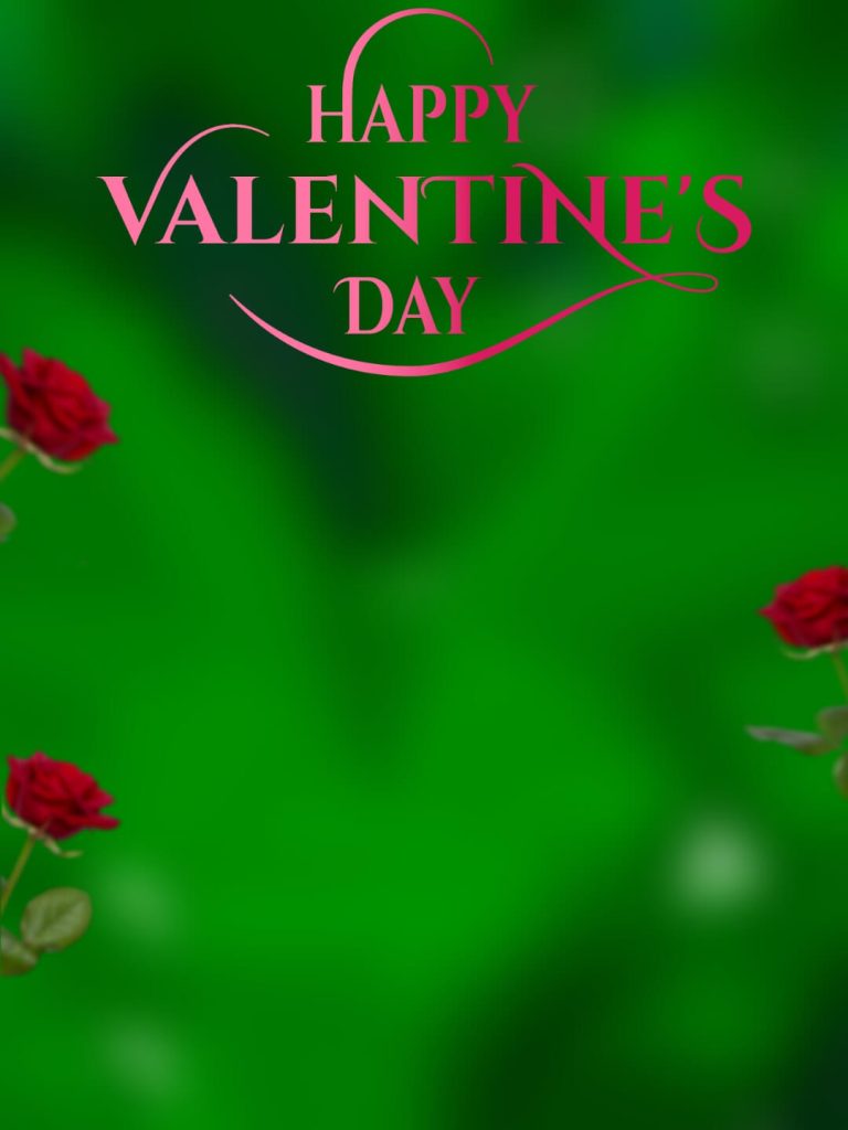 Happy Valentine Day Photo Editing Background