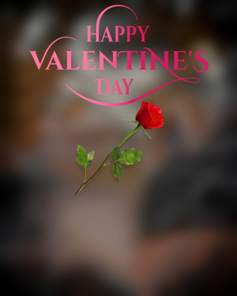 New Valentine day editing background