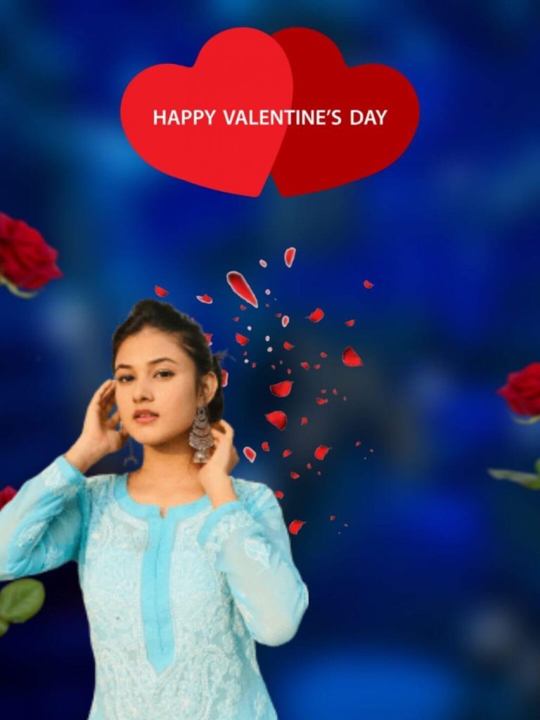 Valentine Day CB Backgrpound Free With Girl