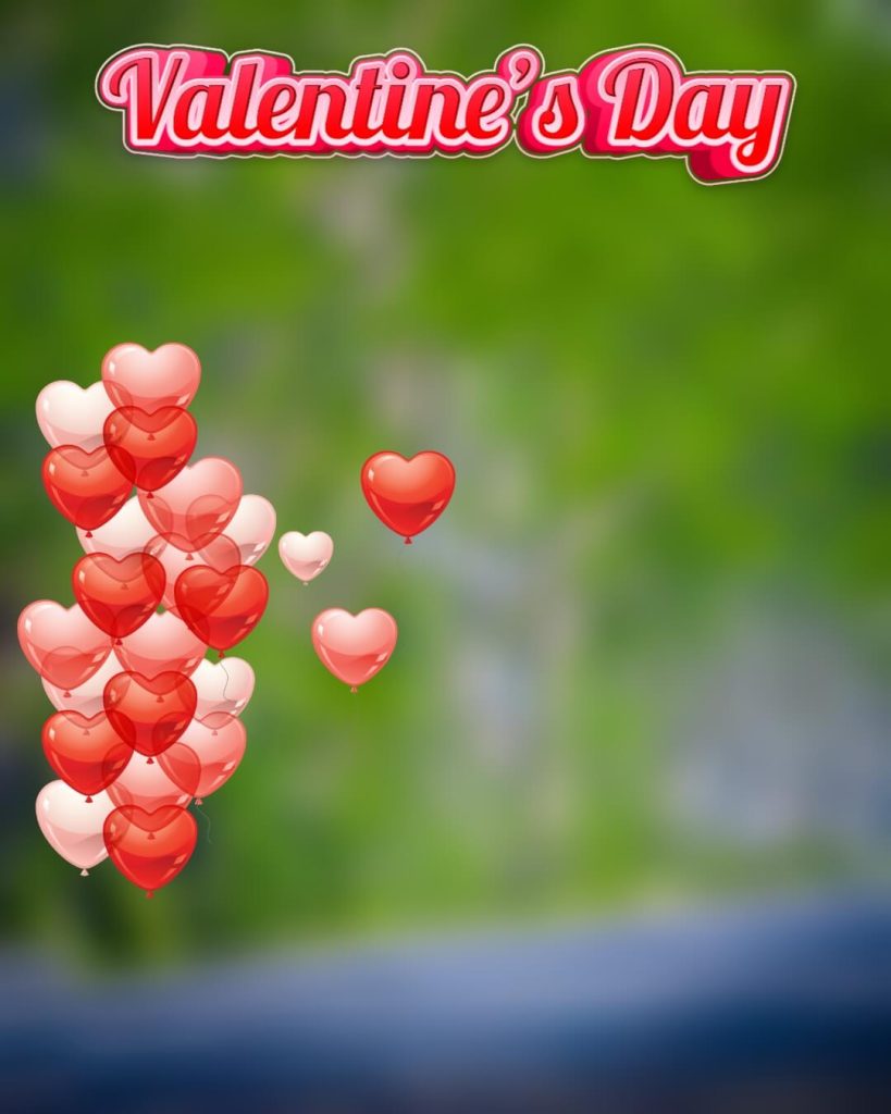 Valentine day editing background png