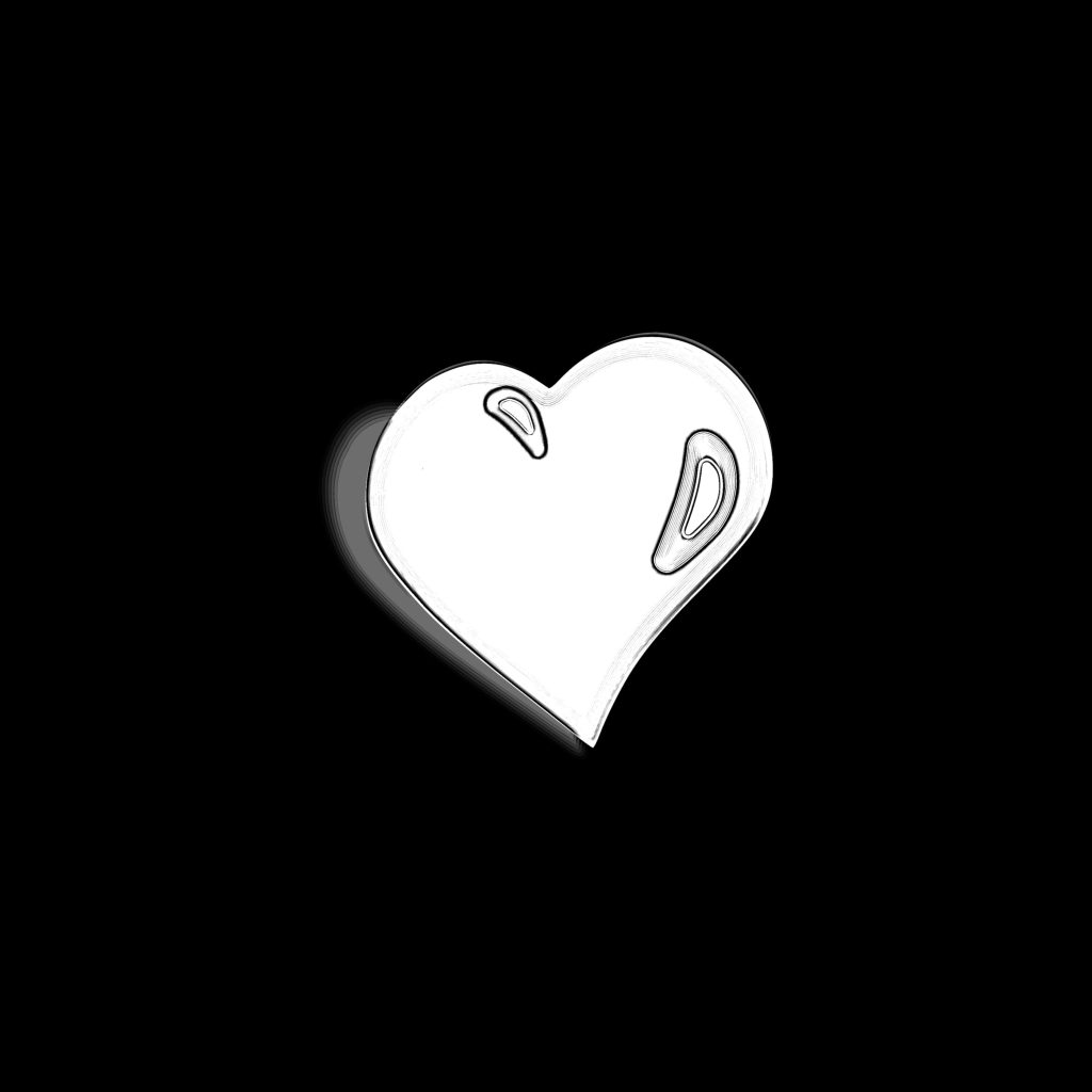 233+ black dp, photos, pic for whatsapp & instagram 2024 22 black heart dp