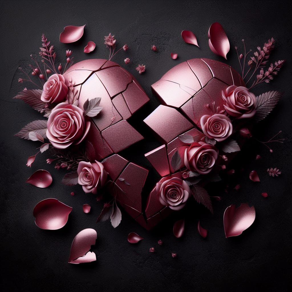 233+ black dp, photos, pic for whatsapp & instagram 2024 19 broken heart dp hd