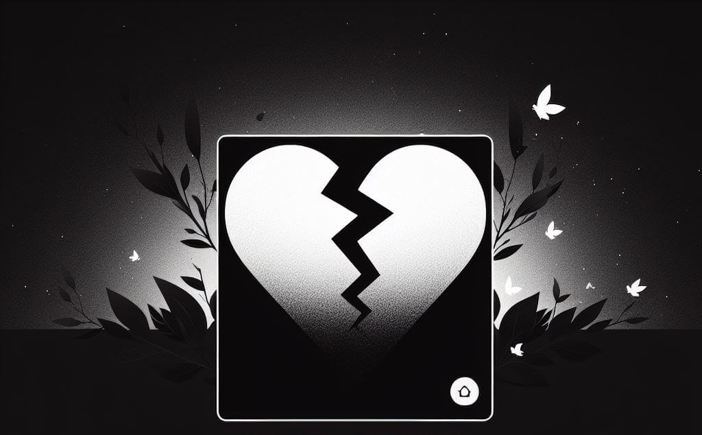 233+ black dp, photos, pic for whatsapp & instagram 2024 13 broken heart love black dp