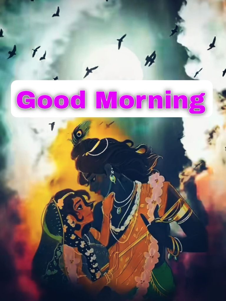radha krishna images with quotes good morning