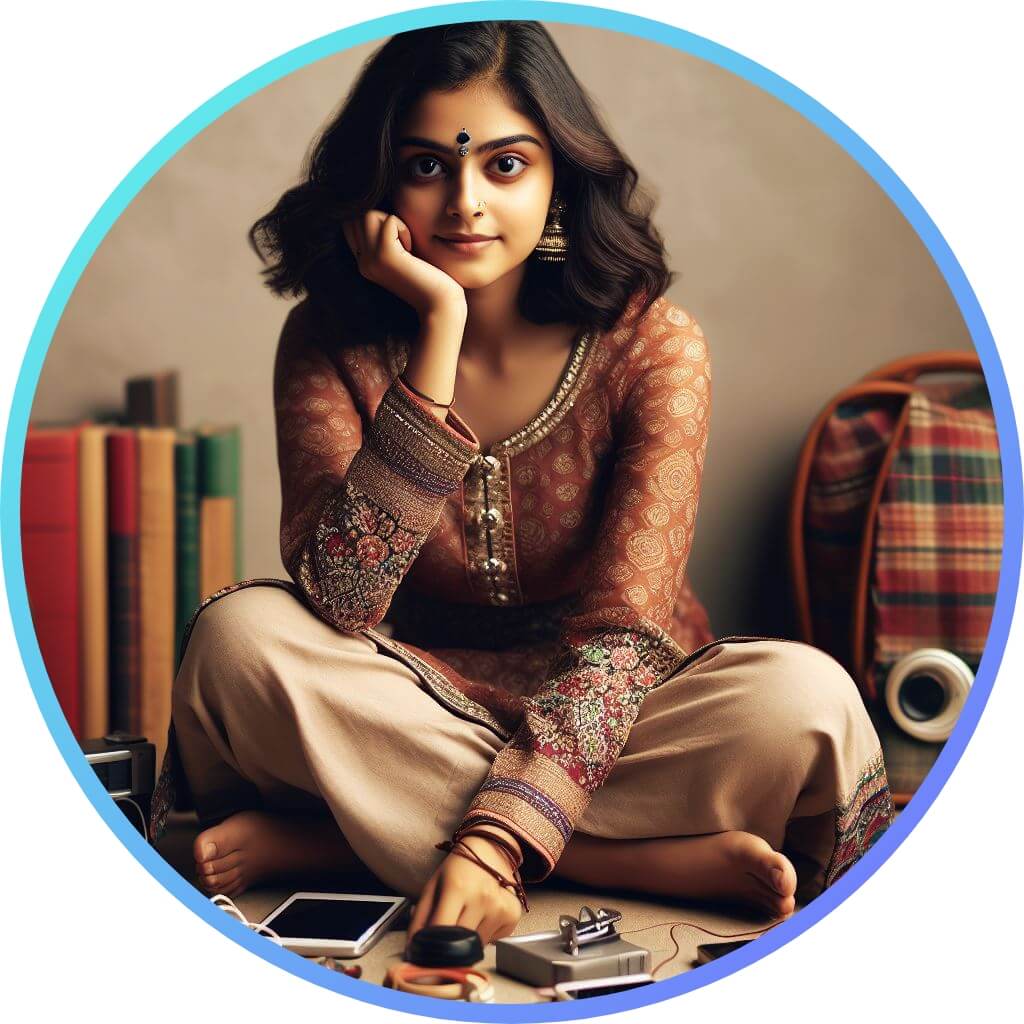 alone girl dp sitting