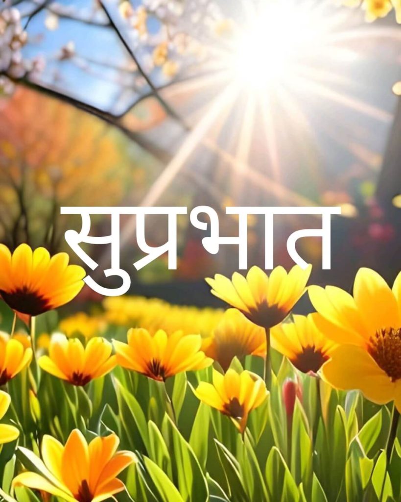 good morning images for friends in hindi