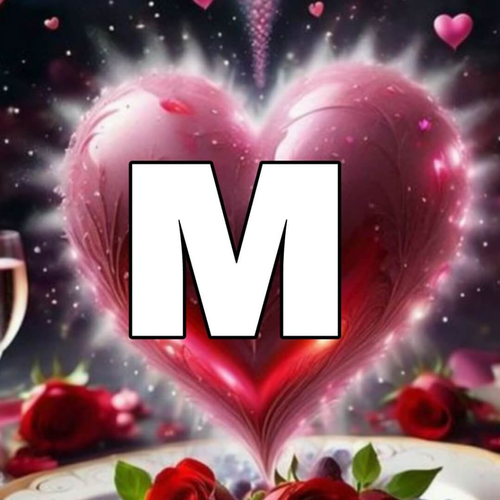 m letter dp images