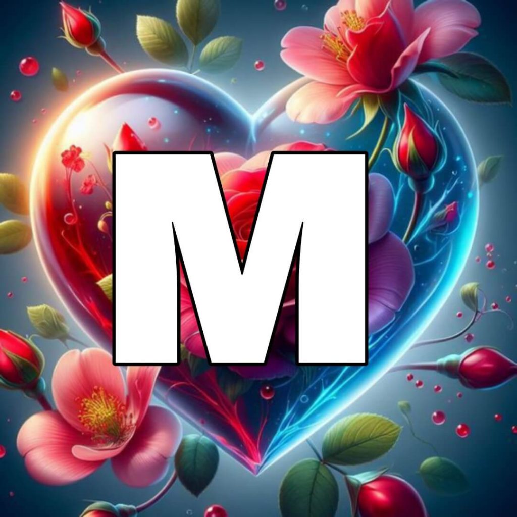 m letter style images