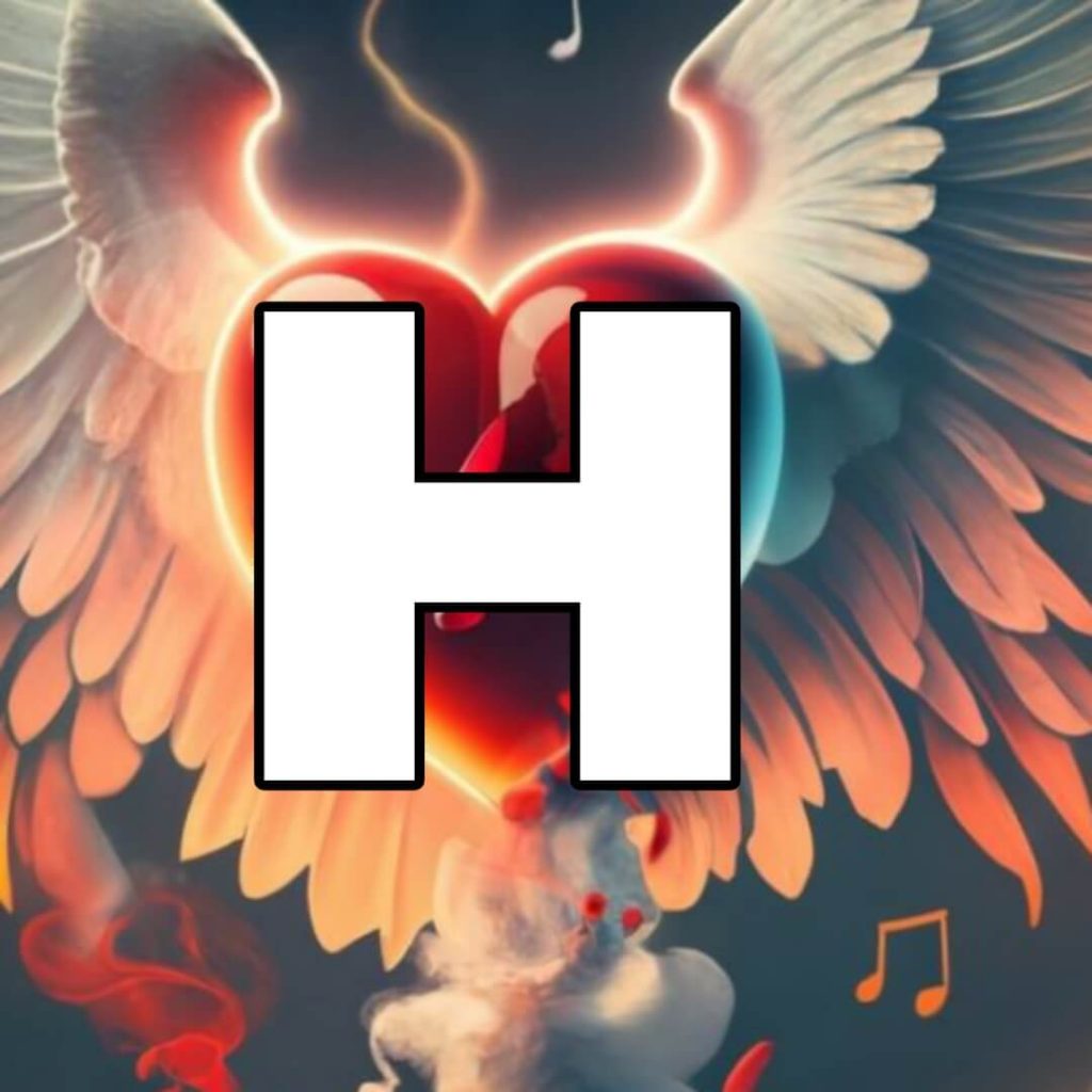 stylish h name dp