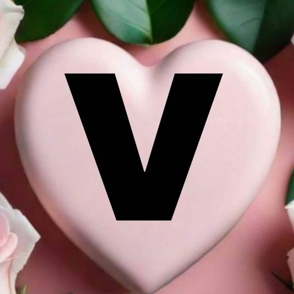 v letter dp images