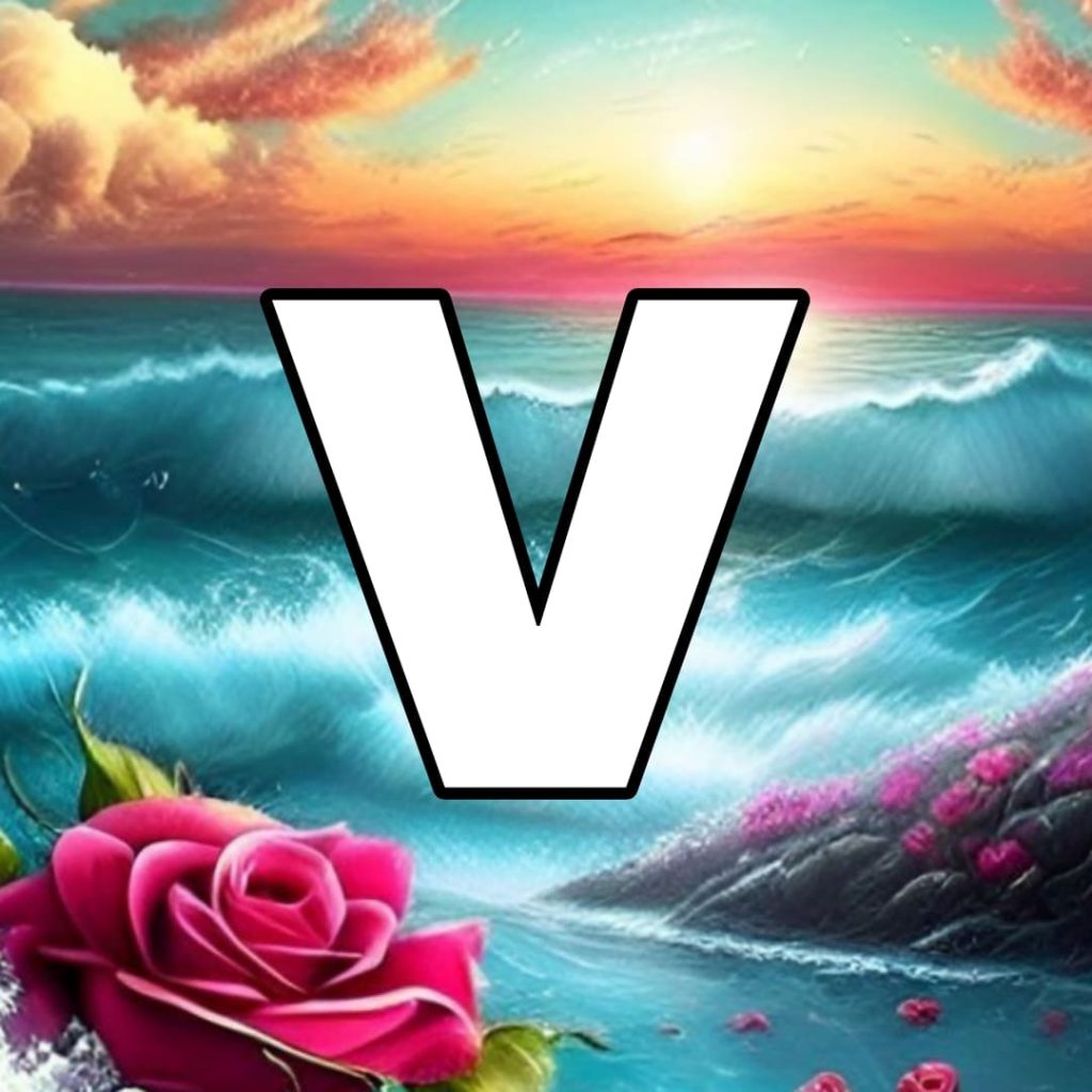 v name letter images