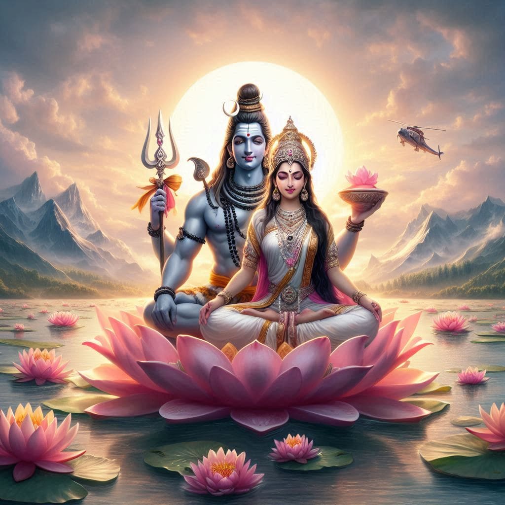 full hd shiv parvati ganesh hd wallpaper