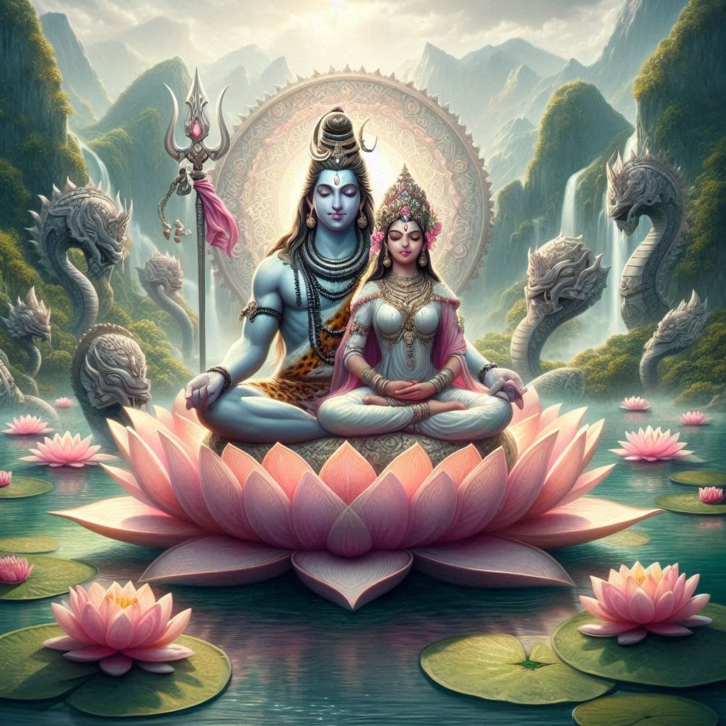 hd wallpaper of shiv parvati
