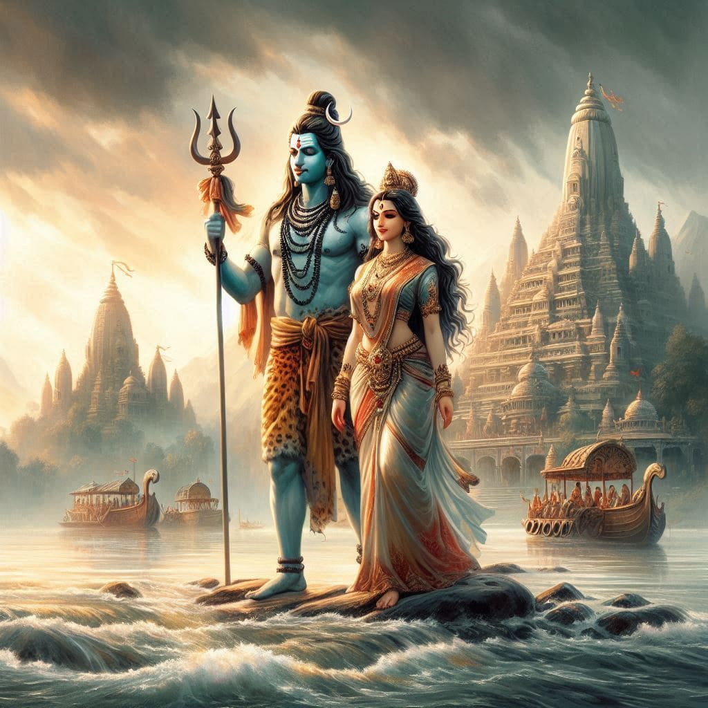 hd wallpaper shiv parvati
