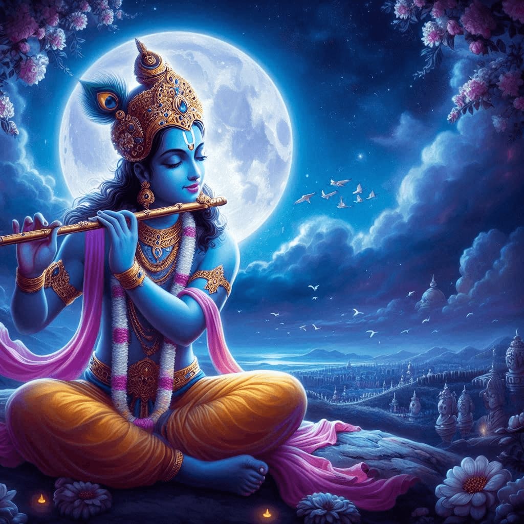 krishna 4k hd wallpaper