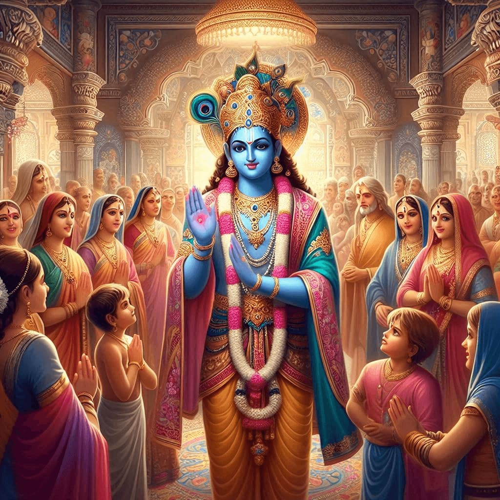 shree krishna 4k wallpaper
