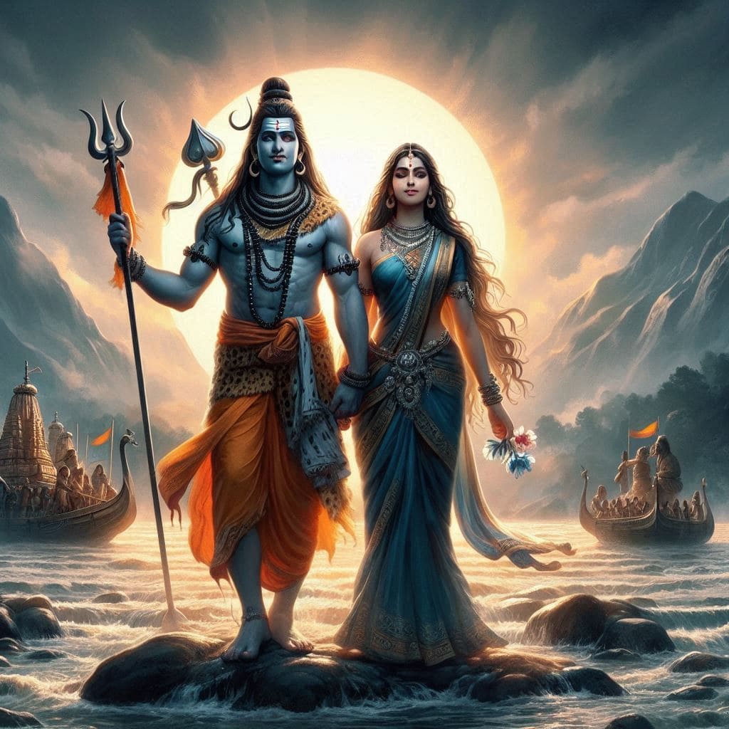 wallpaper hd shiv parvati