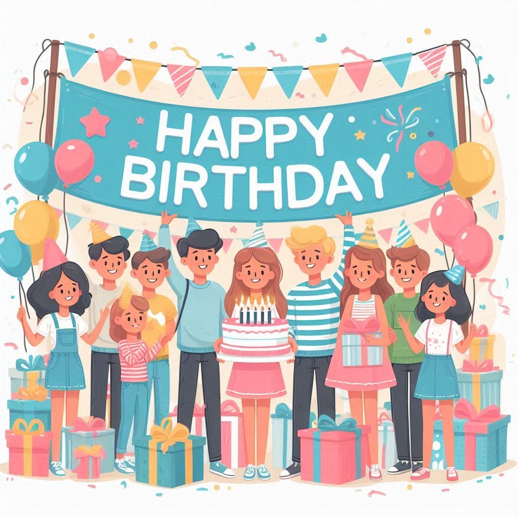 Happy birthday background hd 4k free download for girl