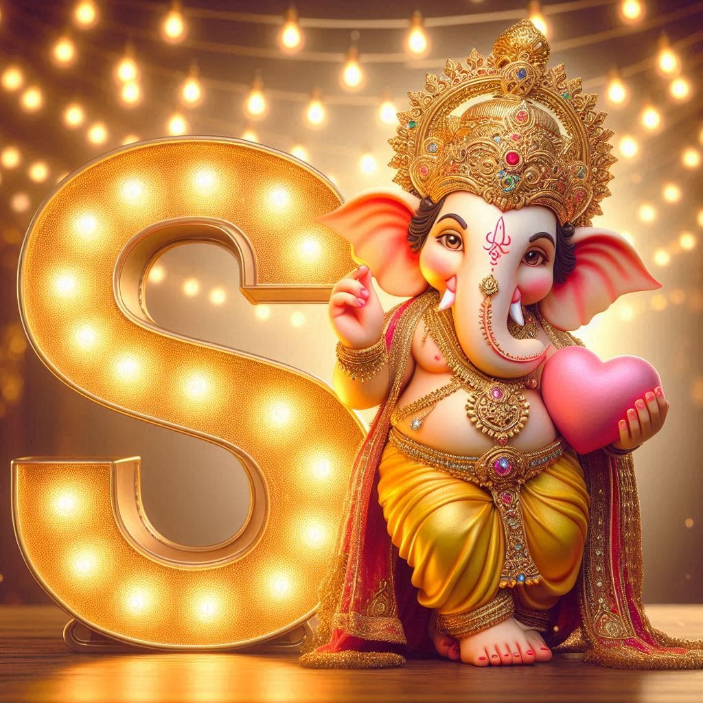 Ganesh Chaturthi 3D Name Art Ai Image Free Download 41 Ganesh AI images hd wallpapers