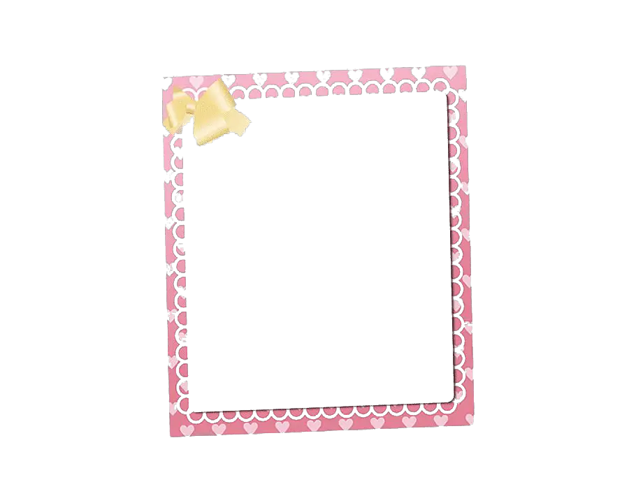 Pink Frame Square Png HD Free Download