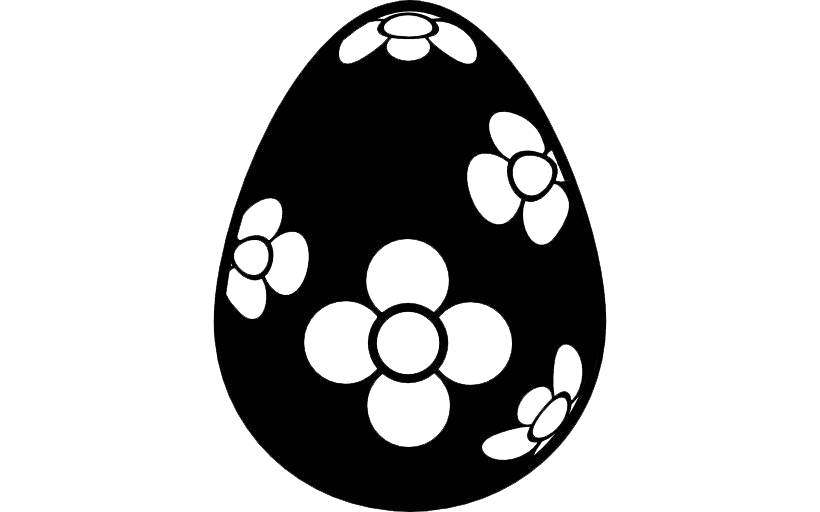 Easter Black Egg Png HD Free Download