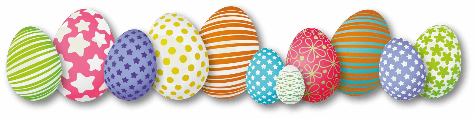Eggs Easter Colorful Png HD Free Download