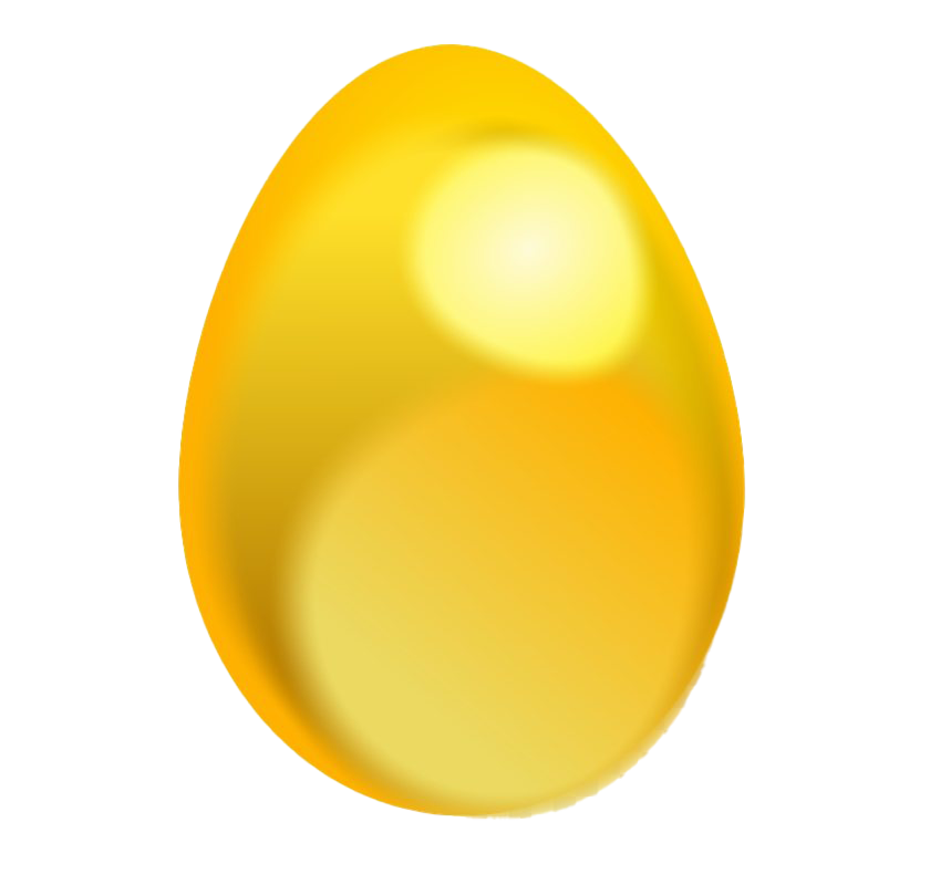 Golden Easter Egg Png HD Free Download