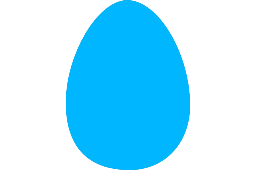 Blue Plain Pic Easter Egg Png Hd Free Download