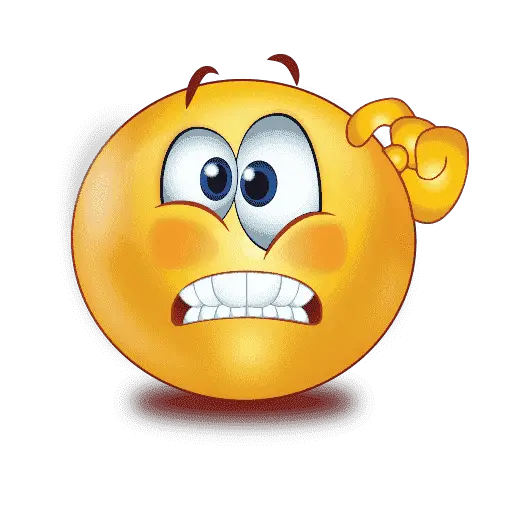 Confused Emoji Png HD Free Download