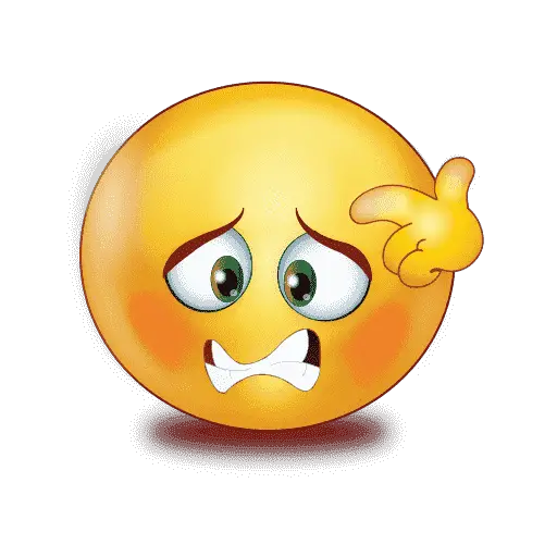 Picture Confused Emoji Png HD Free Download