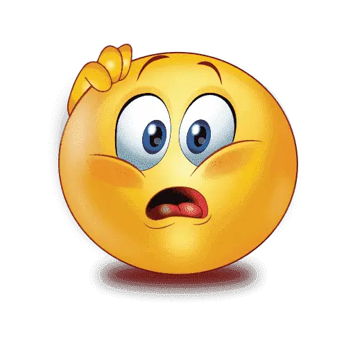 Confused Emoji Png HD Free Download