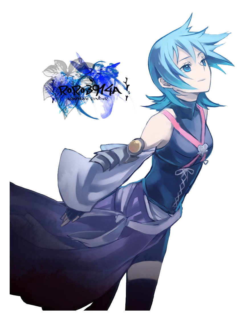 Kingdom Hearts Aqua Png HD Free Download