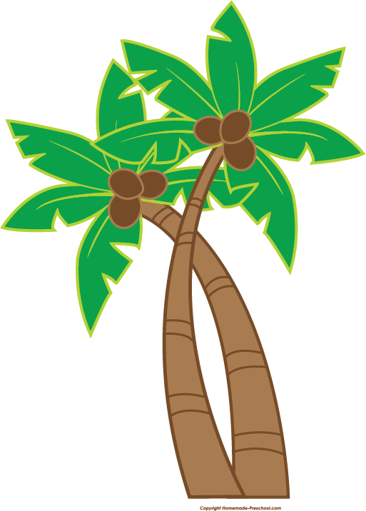 Coconut Tree Hawaiian Luau Clipart Png HD Free Download